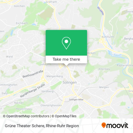 Grüne Theater Schere map