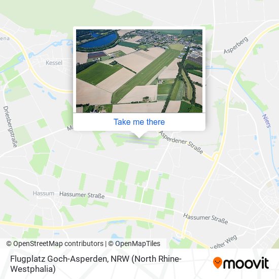 Flugplatz Goch-Asperden map