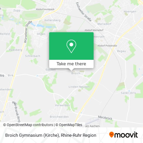 Broich Gymnasium (Kirche) map