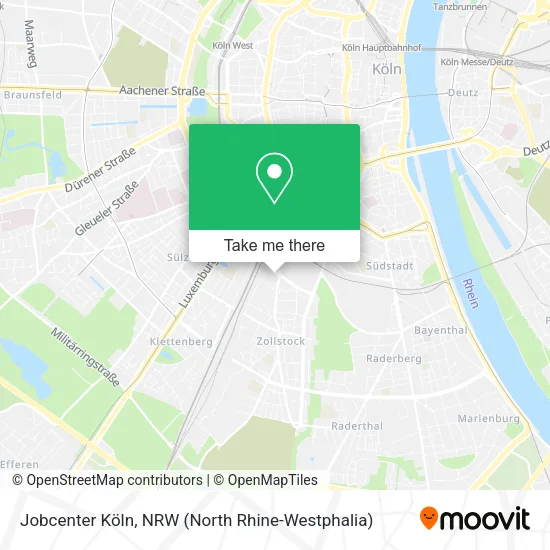 Карта Jobcenter Köln