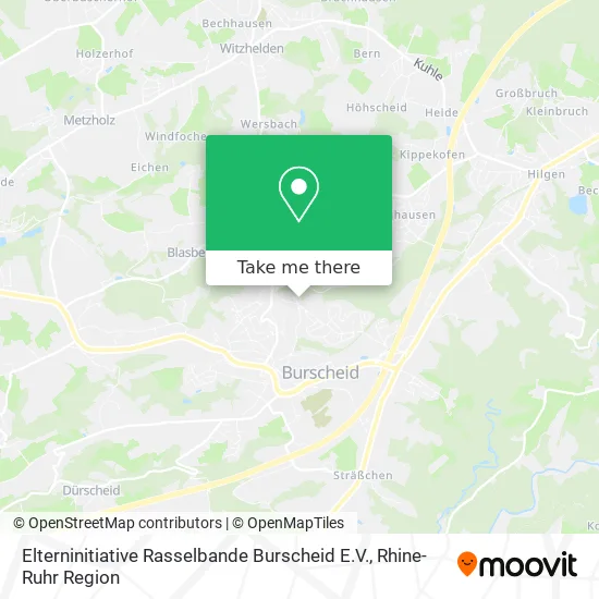 Карта Elterninitiative Rasselbande Burscheid E.V.