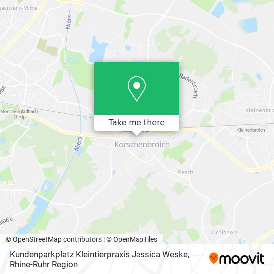 Kundenparkplatz Kleintierpraxis Jessica Weske map