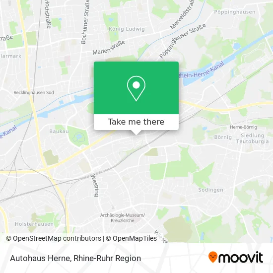 Autohaus Herne map