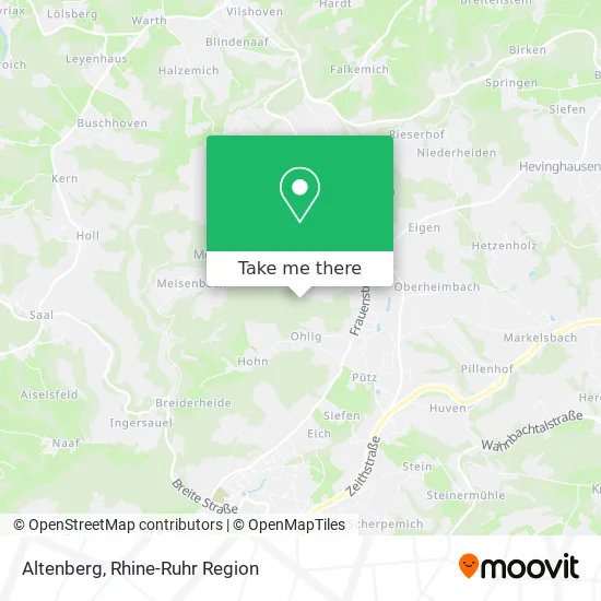 Карта Altenberg