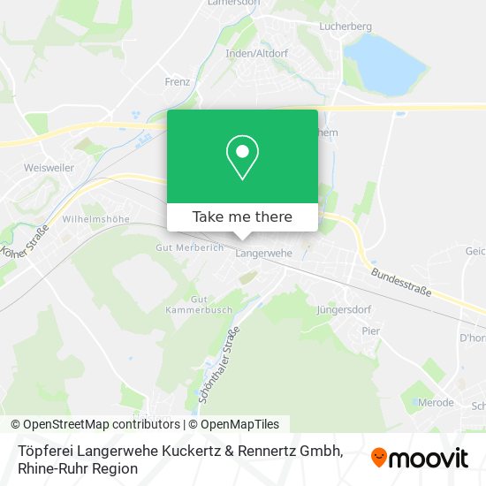 Töpferei Langerwehe Kuckertz & Rennertz Gmbh map