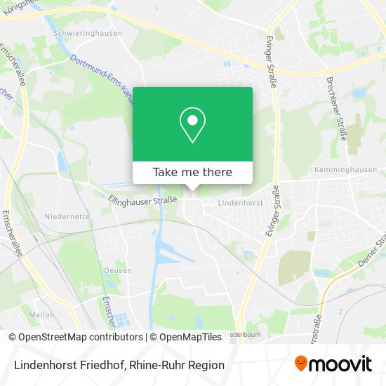 Lindenhorst Friedhof map