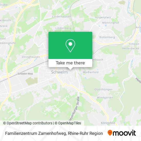 Familienzentrum Zamenhofweg map