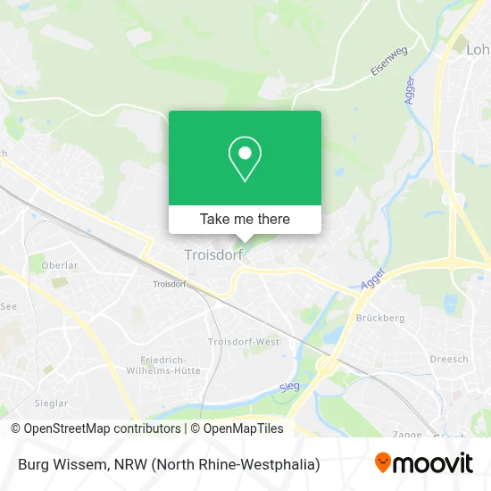Burg Wissem map