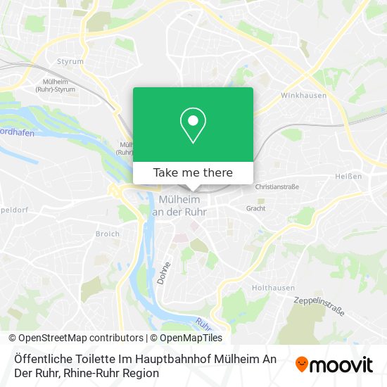 Öffentliche Toilette Im Hauptbahnhof Mülheim An Der Ruhr map