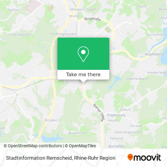 Stadtinformation Remscheid map