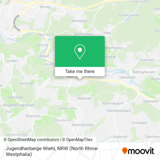 Jugendherberge Wiehl map