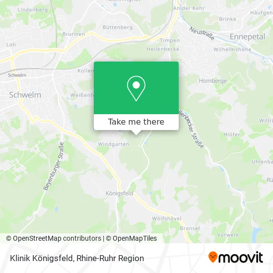 Карта Klinik Königsfeld