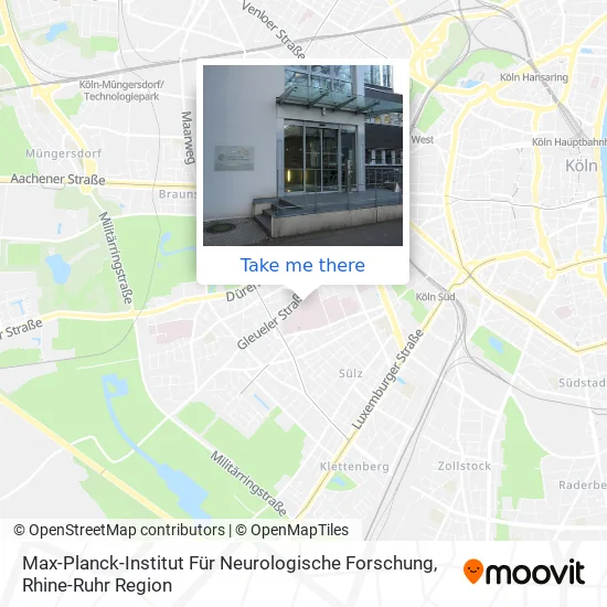 Max-Planck-Institut Für Neurologische Forschung map