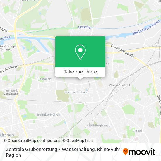 Zentrale Grubenrettung / Wasserhaltung map