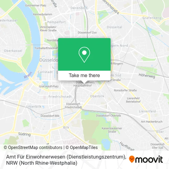 Карта Amt Für Einwohnerwesen (Dienstleistungszentrum)