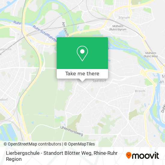 Lierbergschule - Standort Blötter Weg map