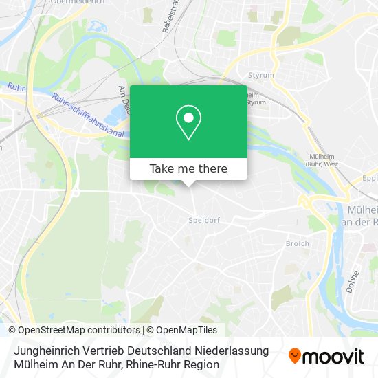 Jungheinrich Vertrieb Deutschland Niederlassung Mülheim An Der Ruhr map