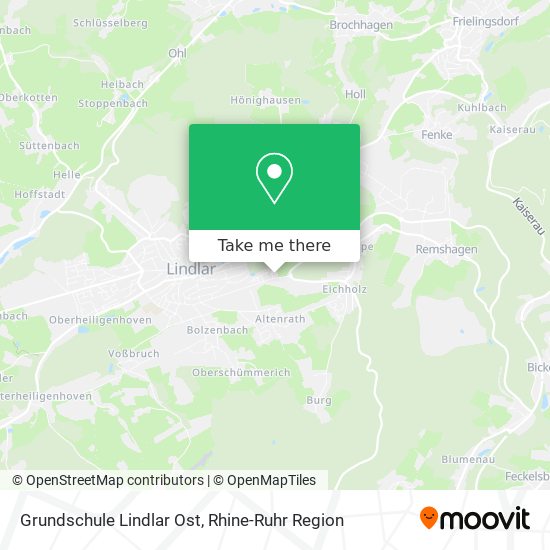 Grundschule Lindlar Ost map