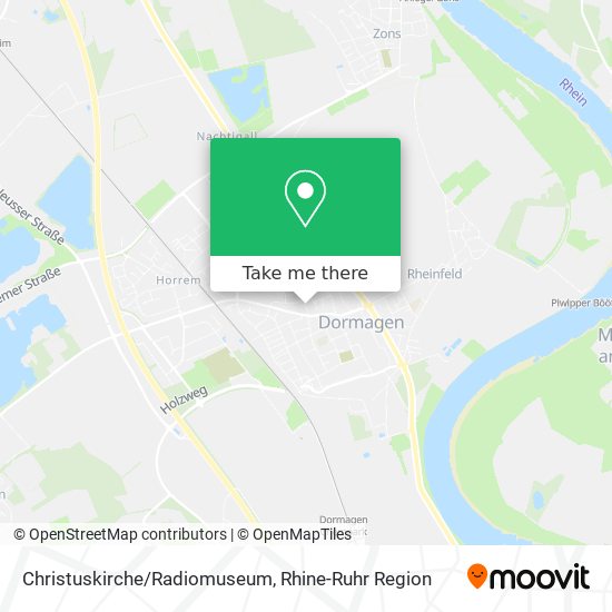 Christuskirche/Radiomuseum map