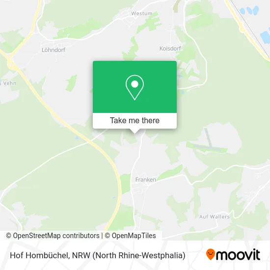 Hof Hombüchel map