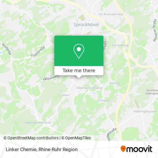 Linker Chemie map