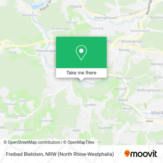 Карта Freibad Bielstein