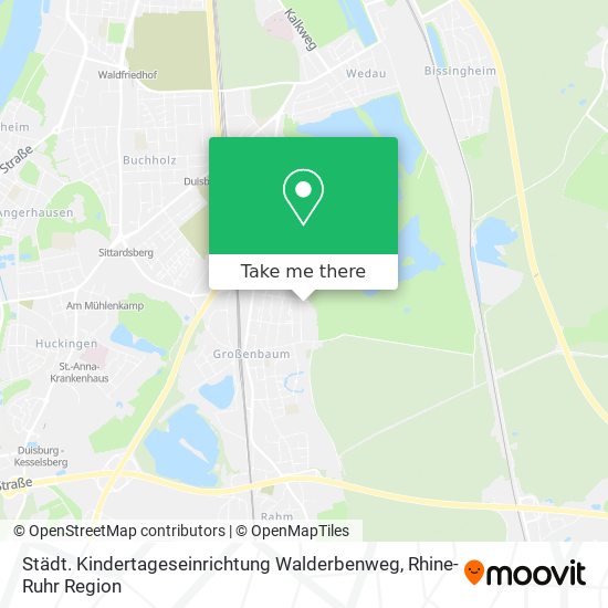 Карта Städt. Kindertageseinrichtung Walderbenweg