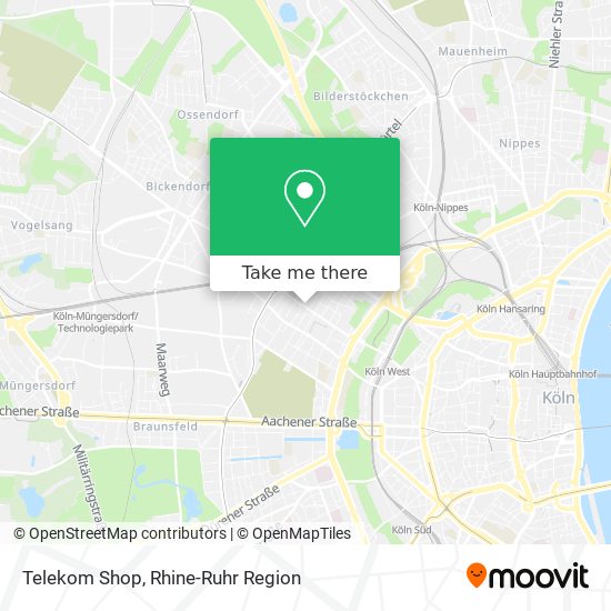 Telekom Shop map