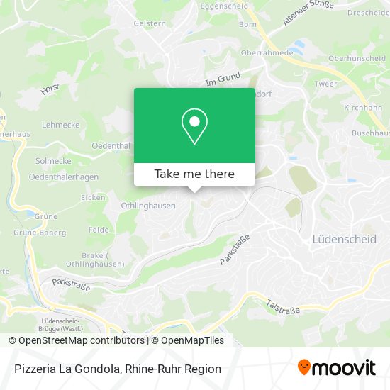 Pizzeria La Gondola map