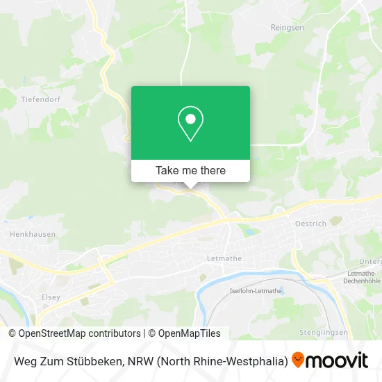 Weg Zum Stübbeken map