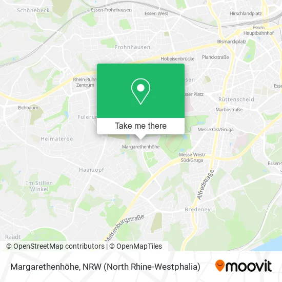 Карта Margarethenhöhe