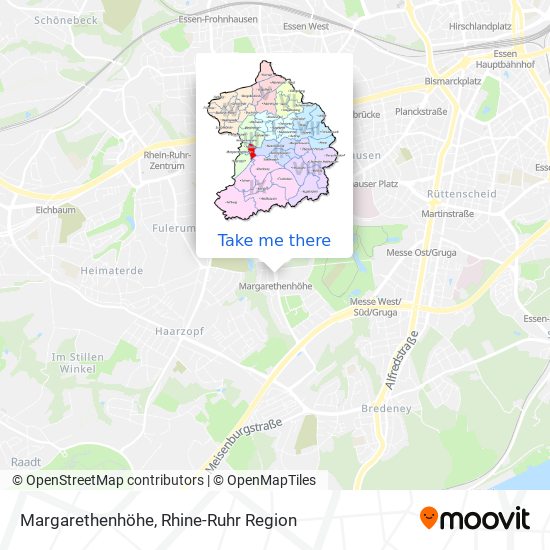 Margarethenhöhe map