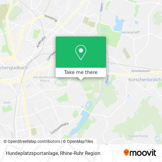 Hundeplatzsportanlage map