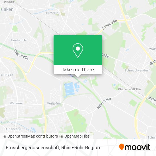 Emschergenossenschaft map