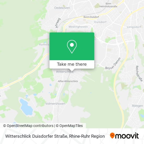 Witterschlick Duisdorfer Straße map