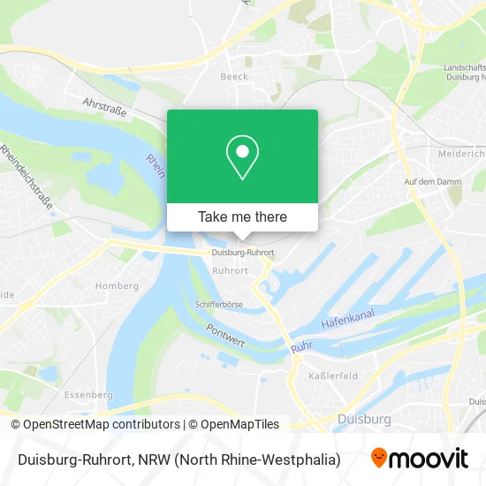 Карта Duisburg-Ruhrort
