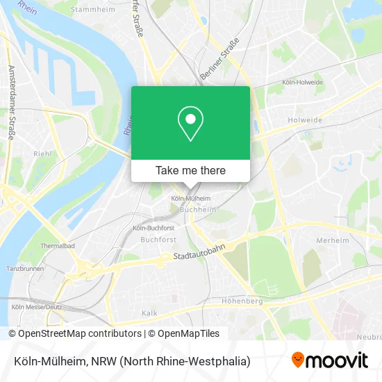 Карта Köln-Mülheim