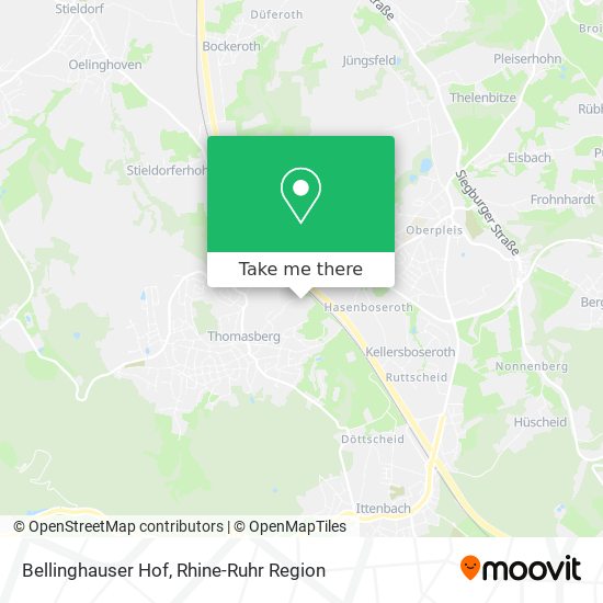 Bellinghauser Hof map