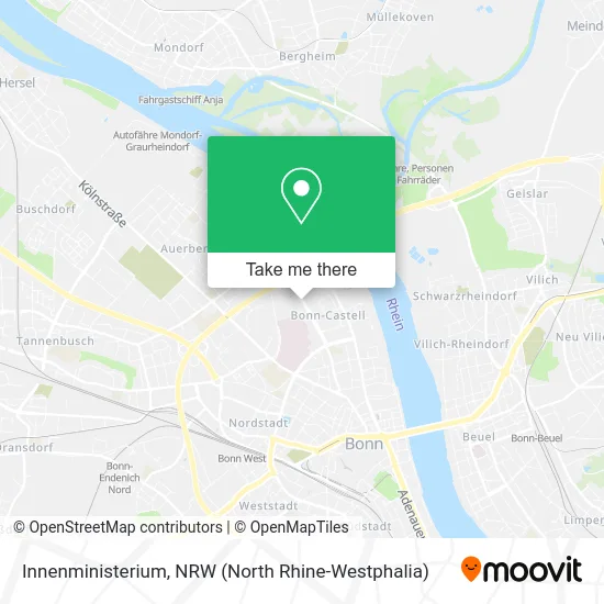 Innenministerium map