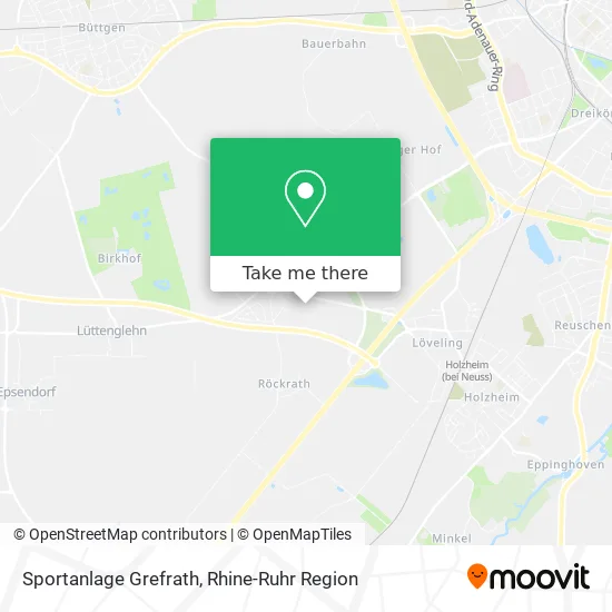 Карта Sportanlage Grefrath