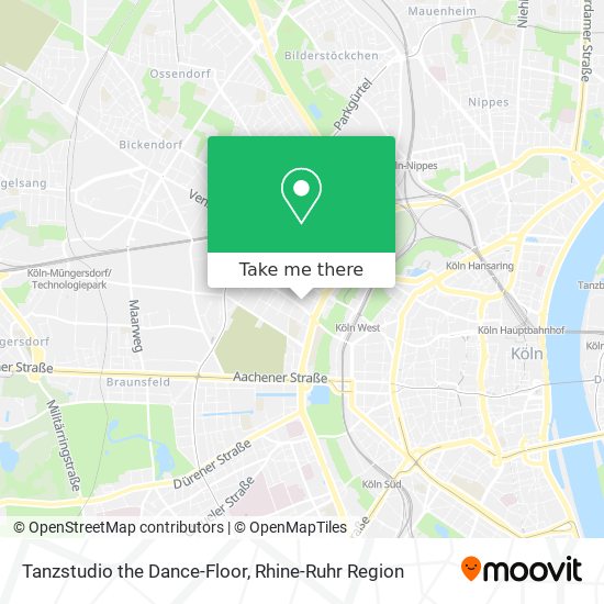 Tanzstudio the Dance-Floor map
