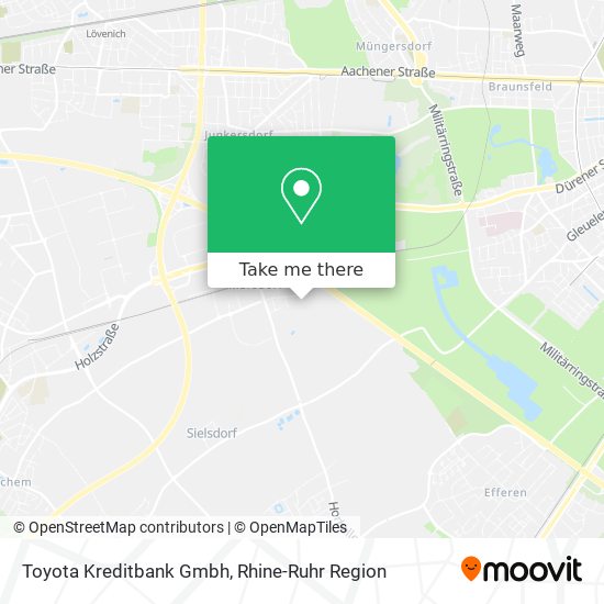 Toyota Kreditbank Gmbh map