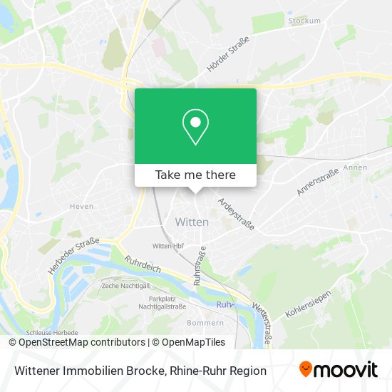 Wittener Immobilien Brocke map