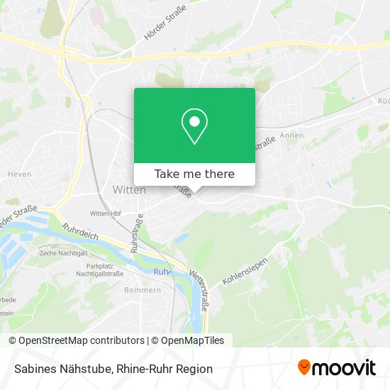 Sabines Nähstube map