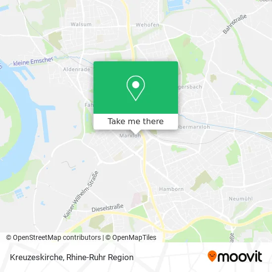 Kreuzeskirche map