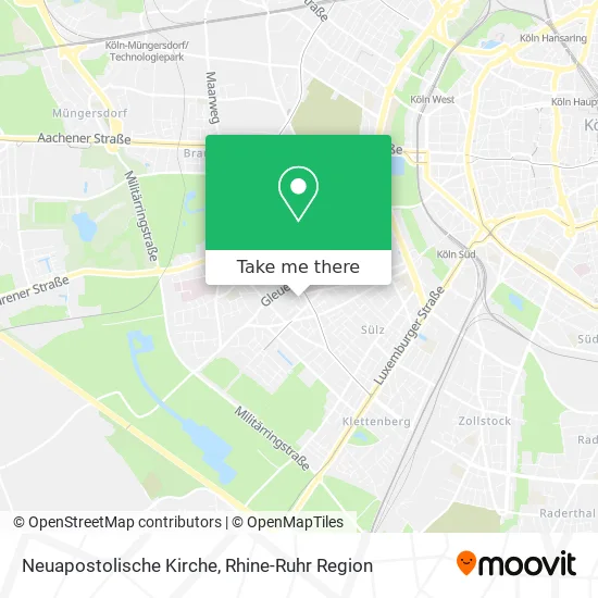 Neuapostolische Kirche map