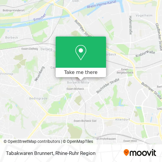 Карта Tabakwaren Brunnert