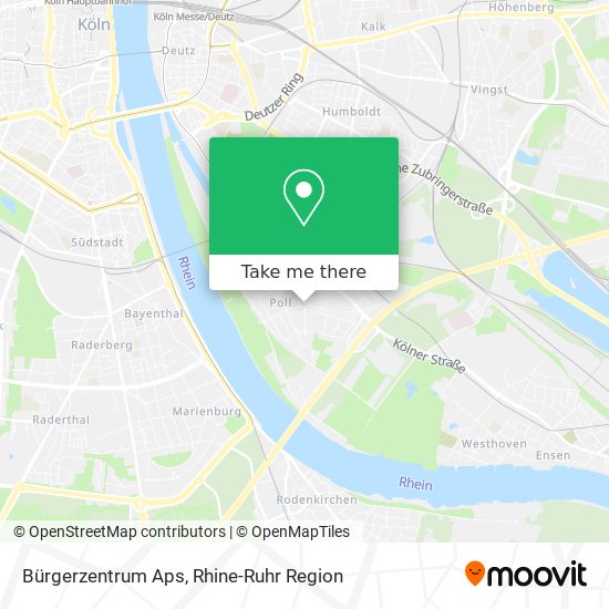 Bürgerzentrum Aps map