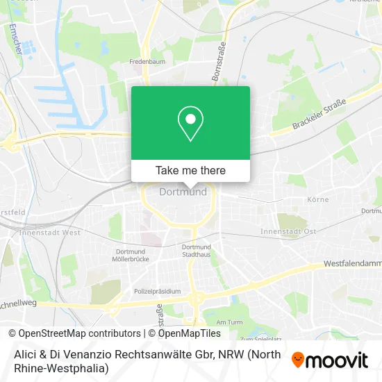 Карта Alici & Di Venanzio Rechtsanwälte Gbr
