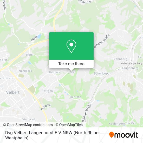 Карта Dvg Velbert Langenhorst E.V